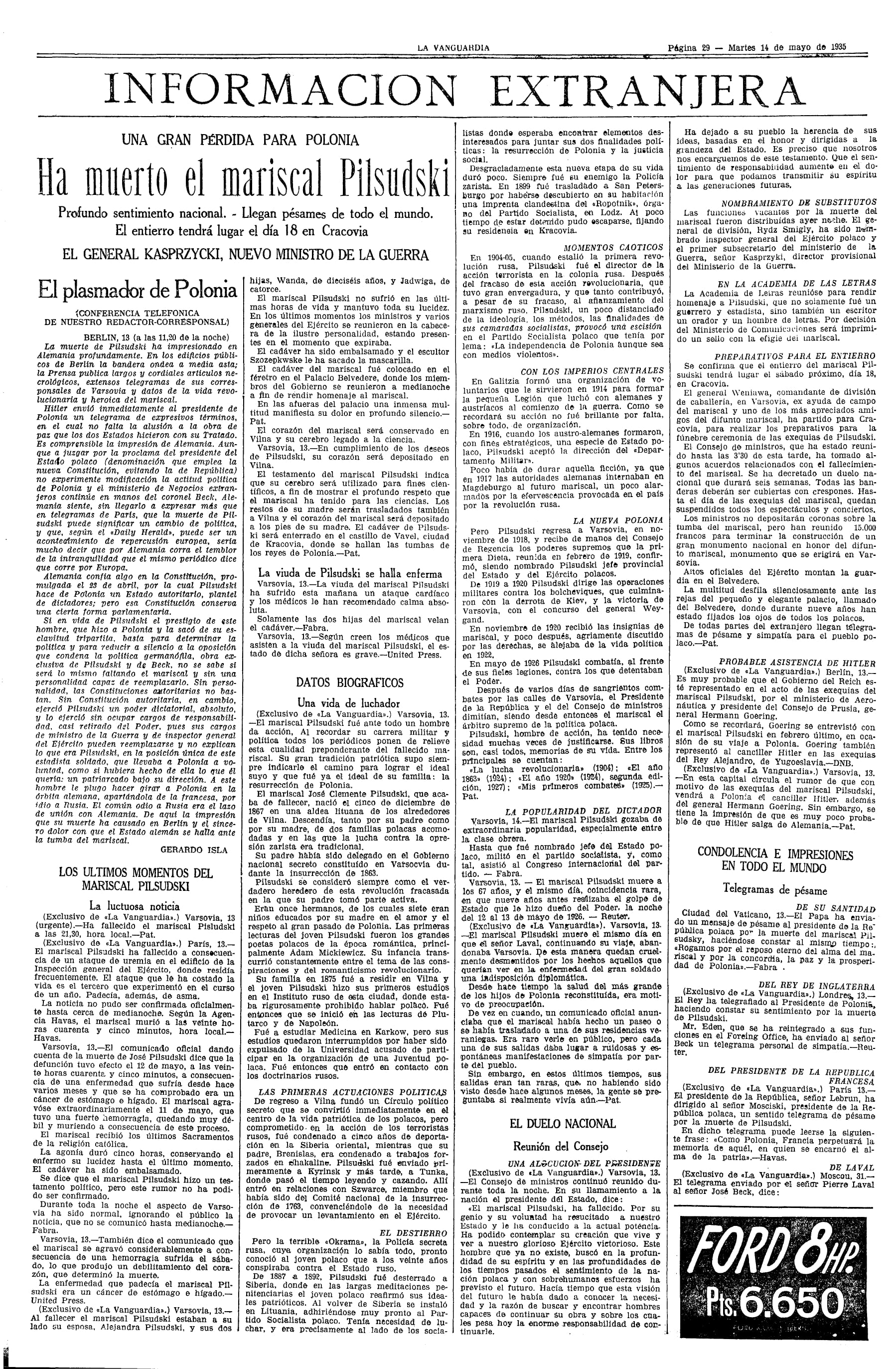 Breve biografía de Józef Piłsudski